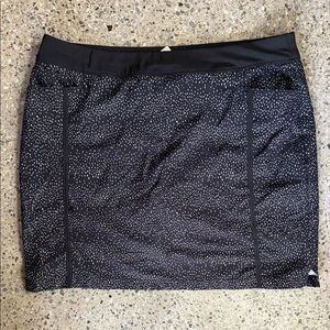 Adidas Black Skirt with White Dots
